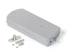 Emuca Mécanisme de porte Relevable Microwinch, 6kg, Acier et Plastique, Gris