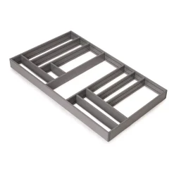 Emuca Organisateur de tiroirs Alumount 900x500, Aluminium, Gris antracite