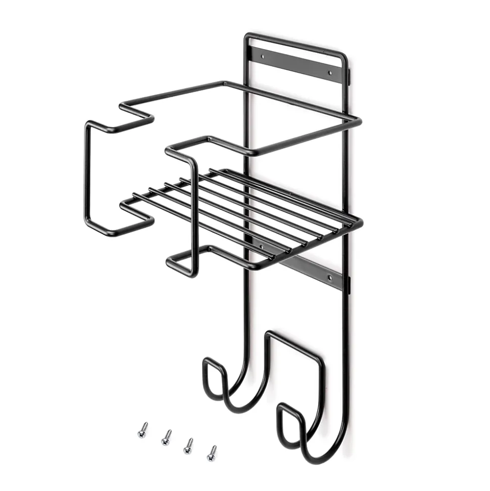Emuca Porte-fer et planche à repasser, Acier, Gris anthracite