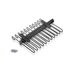 Emuca Porte-pantalons extractible, 11 tiges, guides d'extraction totale, Acier, Titane