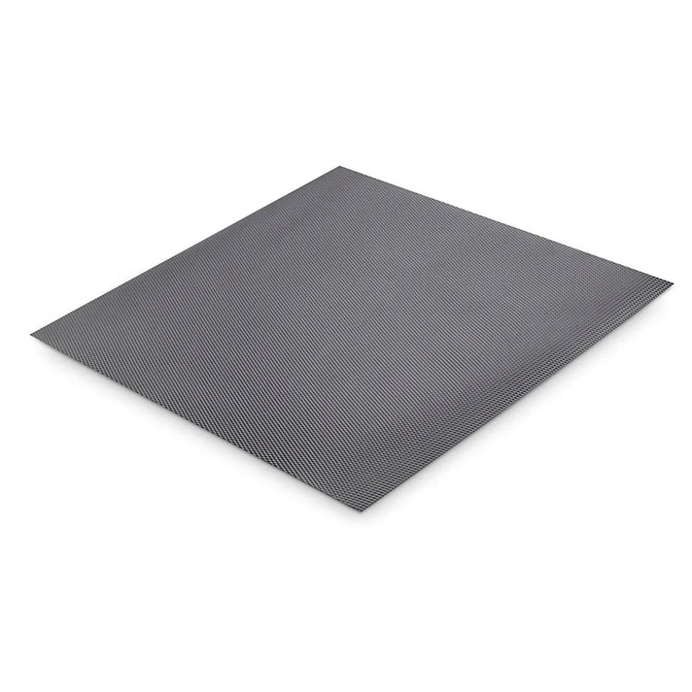 Emuca Tapis antidérapant pour tiroir, Diamond, longueur 20m x 480mm, plastique, Gris antracite