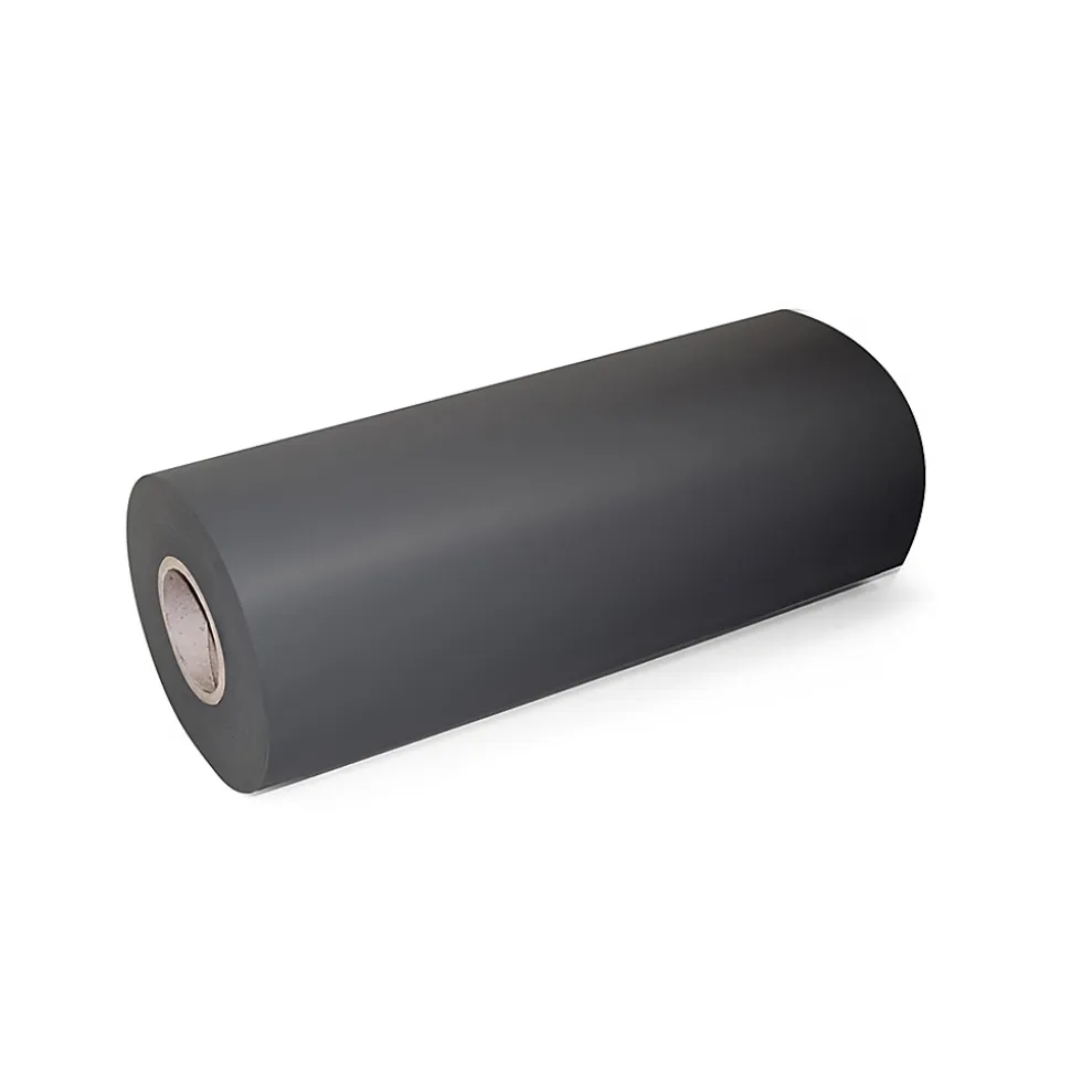 Emuca Tapis antidérapant pour tiroir, effet textile, longueur 20m x 480mm, plastique, Gris antracite