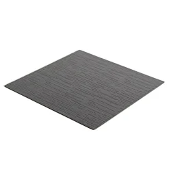 Emuca Tapis antidérapant pour tiroirs, Net, longueur 20m x 480mm, Plastique, Gris antracite