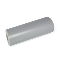 Emuca Tapis antidérapant pour tiroir, strié, longueur 20m x 480mm, plastique, gris