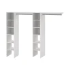 Ensemble 2 kits dressing coloris blanc Matai H. 200 x L. 260 x P. 45 cm