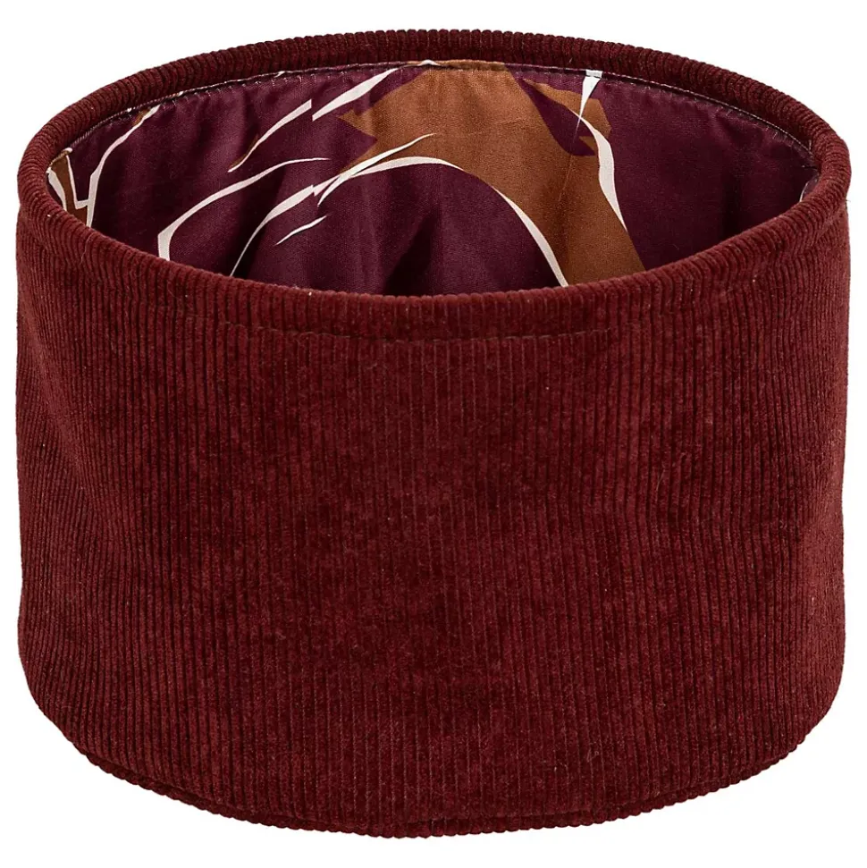Ensemble de 3 paniers en velours AUTOMNE