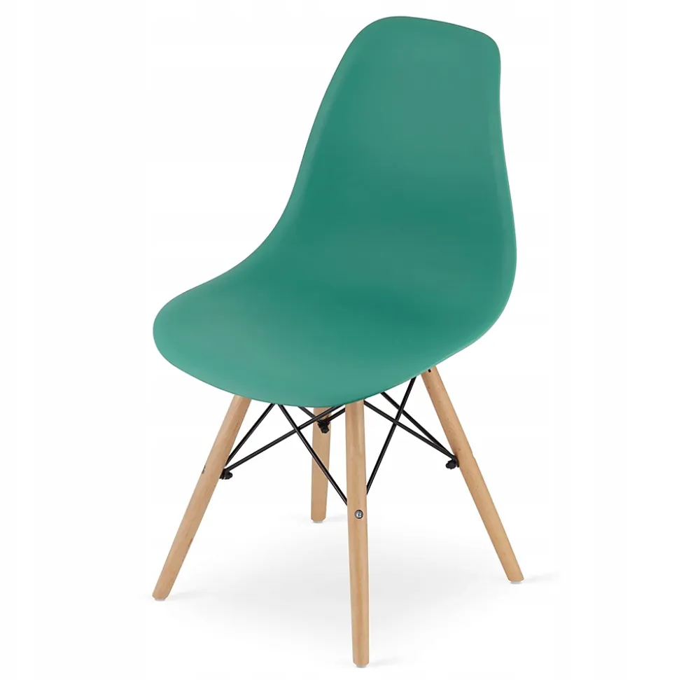 Ensemble de 4 tables rondes blanches Valora KOVA 80, design moderne