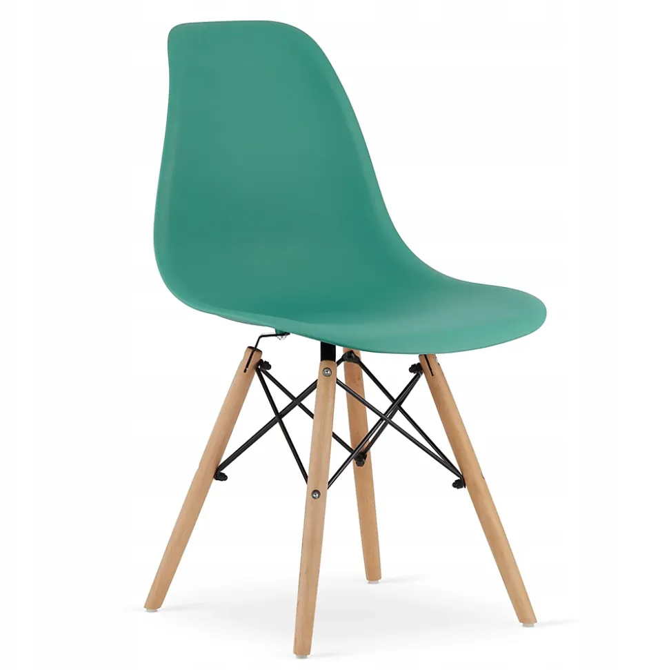 Ensemble de 4 tables rondes blanches Valora KOVA 80, design moderne