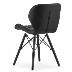 Ensemble de 2 tables Valora KOVA 60 en frêne, rondes et modernes, pour salle à manger.