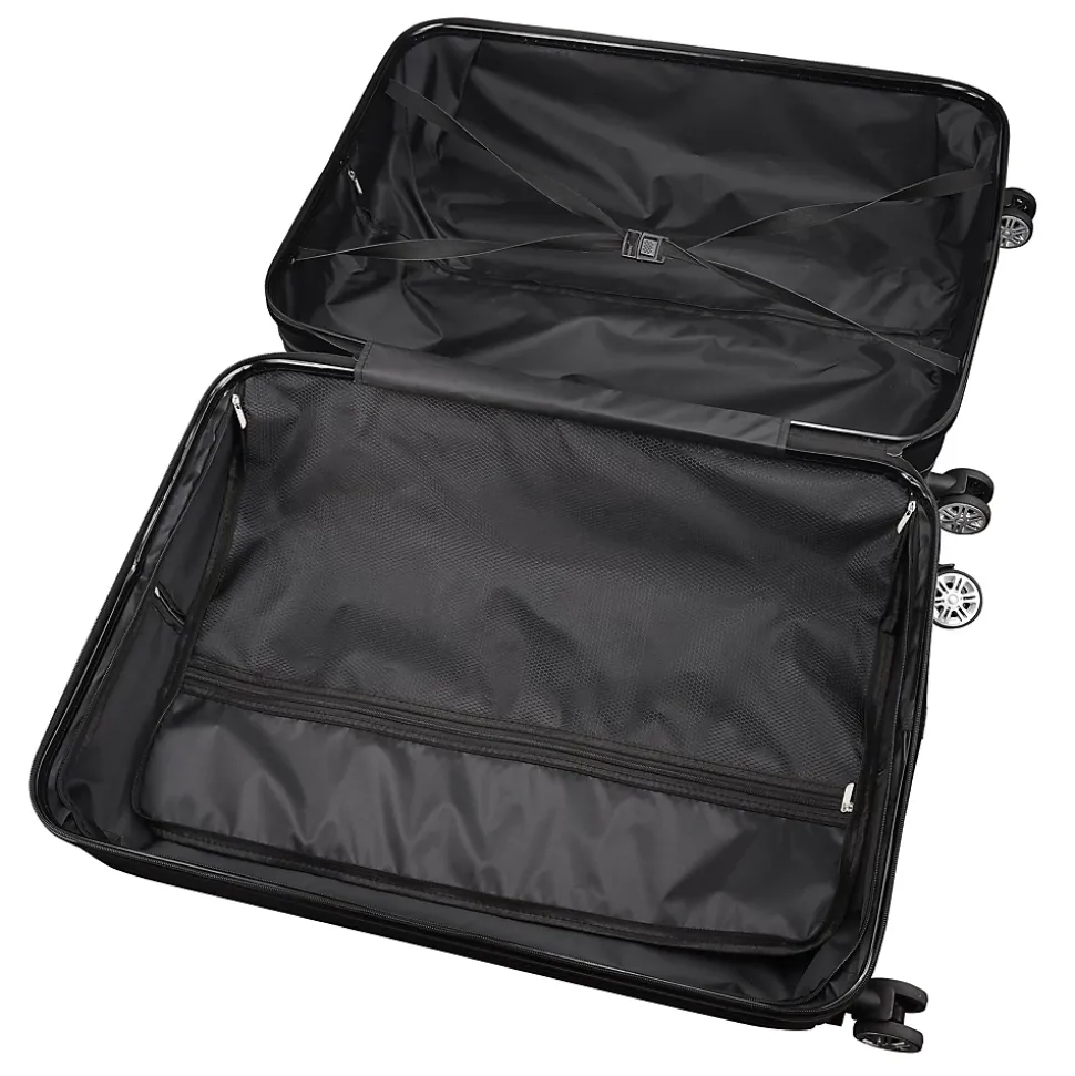 Ensemble De 3 Valises à 4 Roues Avec Serrure à Combinaison, Valise Rigide En Abs, Valise Trolley