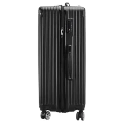 Ensemble De 3 Valises De Voyage Légères Et Rigides, Avec Poignée Télescopique Et Cadenas, Noir