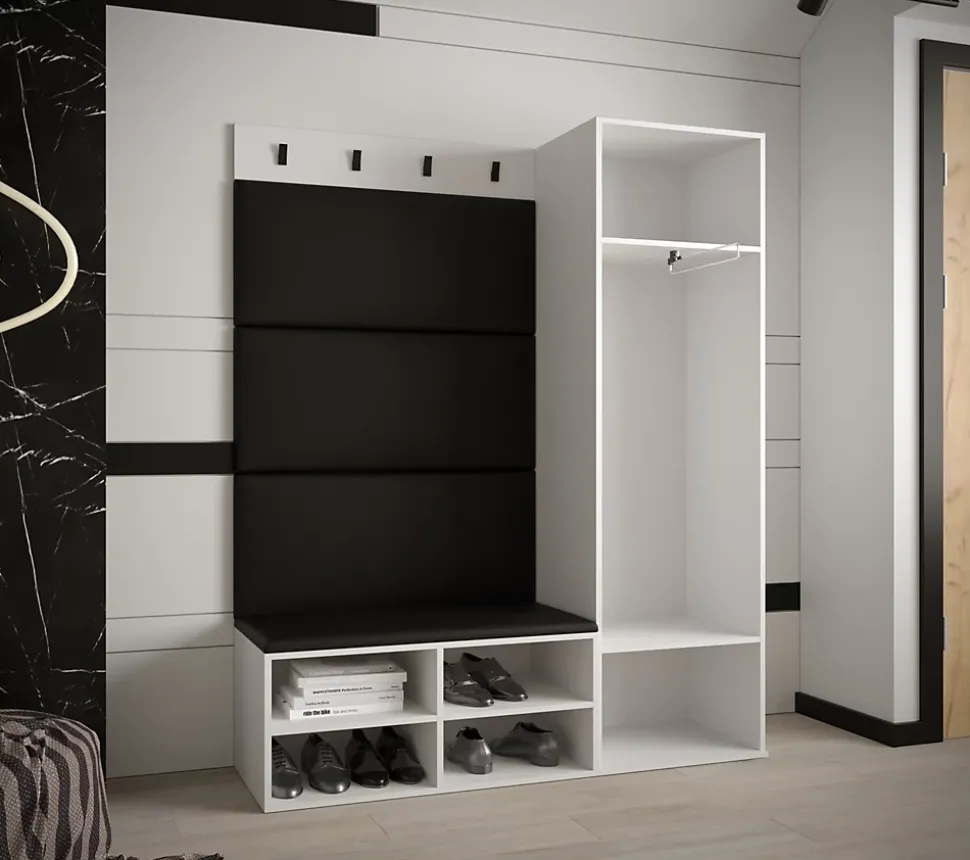 Ensemble de garde-robe Miro 6 184x134x42 (Blanc + Manila 16)