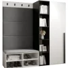 Ensemble de garde-robe Miro 1 184x164x42 (Blanc + Manila 16)