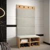 Ensemble de garde-robe Miro 2 184x84x42 (Chêne artisanal + Manila 02)