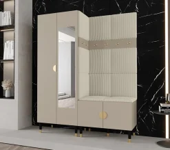 Ensemble de garde-robe Palermo 14 200x158x46 (Cachemire + Poso 100)