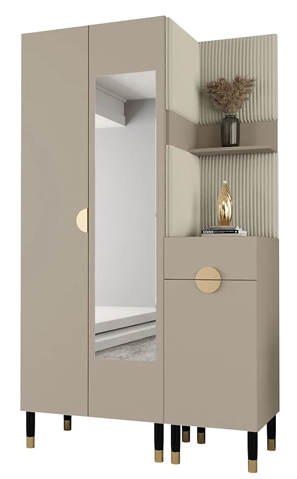 Ensemble de garde-robe Palermo 16 200x116x46 (Cachemire + Poso 100)
