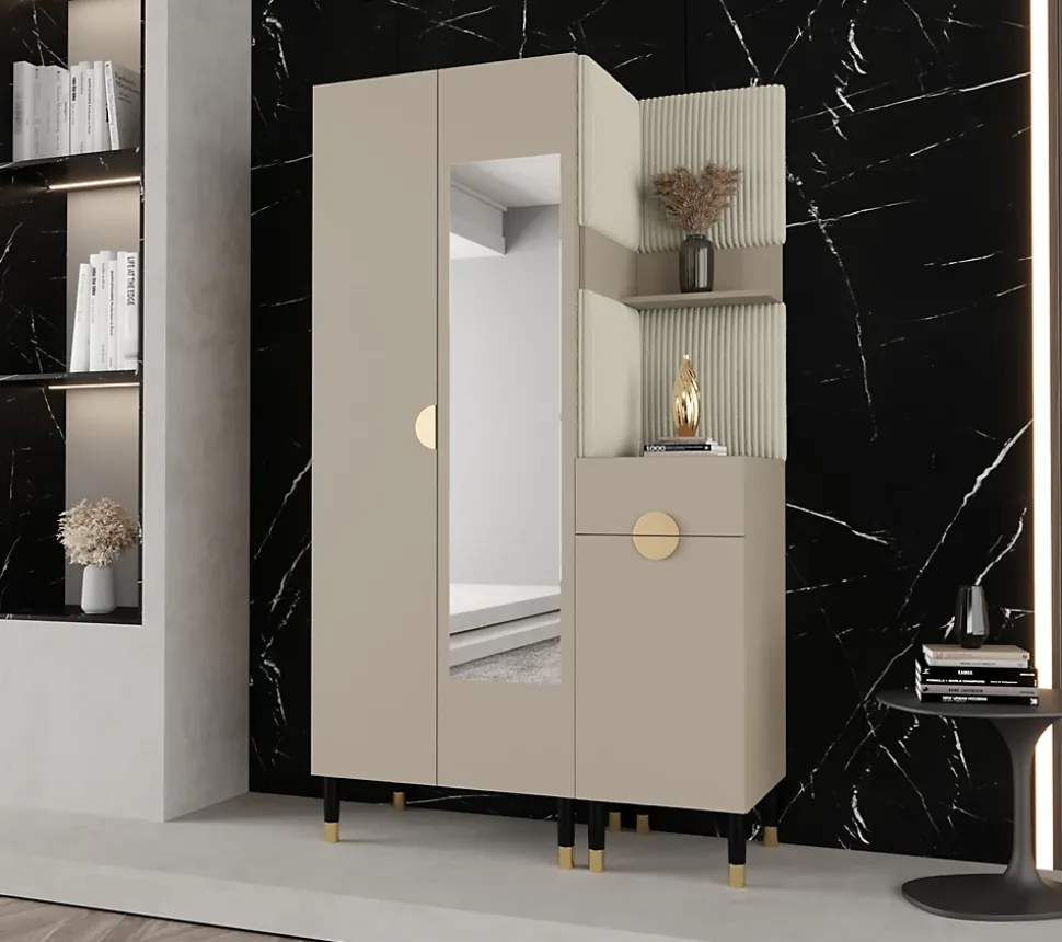 Ensemble de garde-robe Palermo 16 200x116x46 (Cachemire + Poso 100)