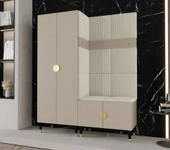 Ensemble de garde-robe Palermo 2 200x158x46 (Cachemire + Poso 100)