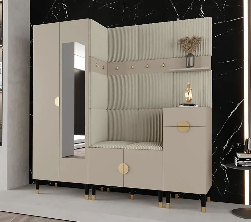 Ensemble de garde-robe Palermo 13 200x200x46 (Cachemire + Poso 100)