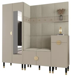 Ensemble de garde-robe Palermo 13 200x200x46 (Cachemire + Poso 100)