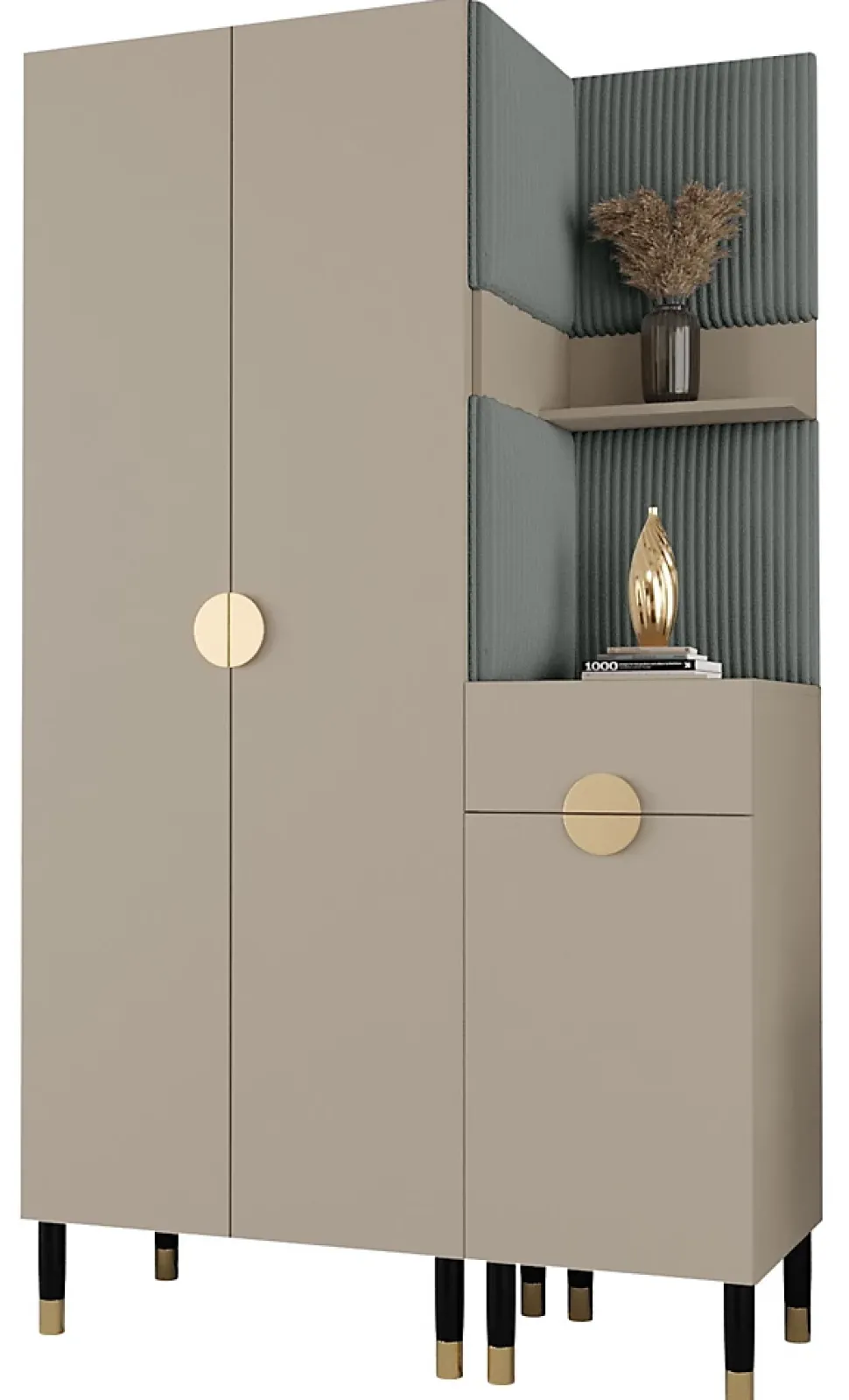 Ensemble de garde-robe Palermo 6 200x116x46 (Cachemire + Poso 60)