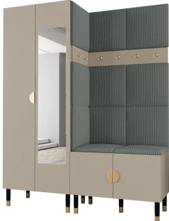 Ensemble de garde-robe Palermo 14 200x158x46 (Cachemire + Poso 60)