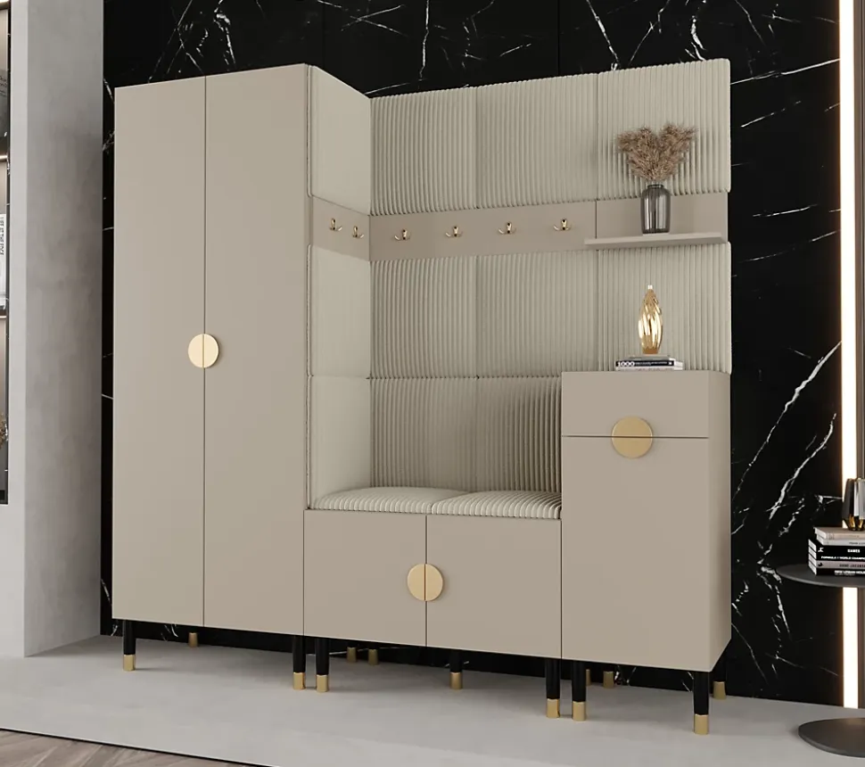 Ensemble de garde-robe Palermo 1 200x200x46 (Cachemire + Poso 100)