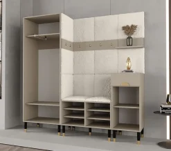 Ensemble de garde-robe Palermo 1 200x200x46 (Cachemire + Poso 60)