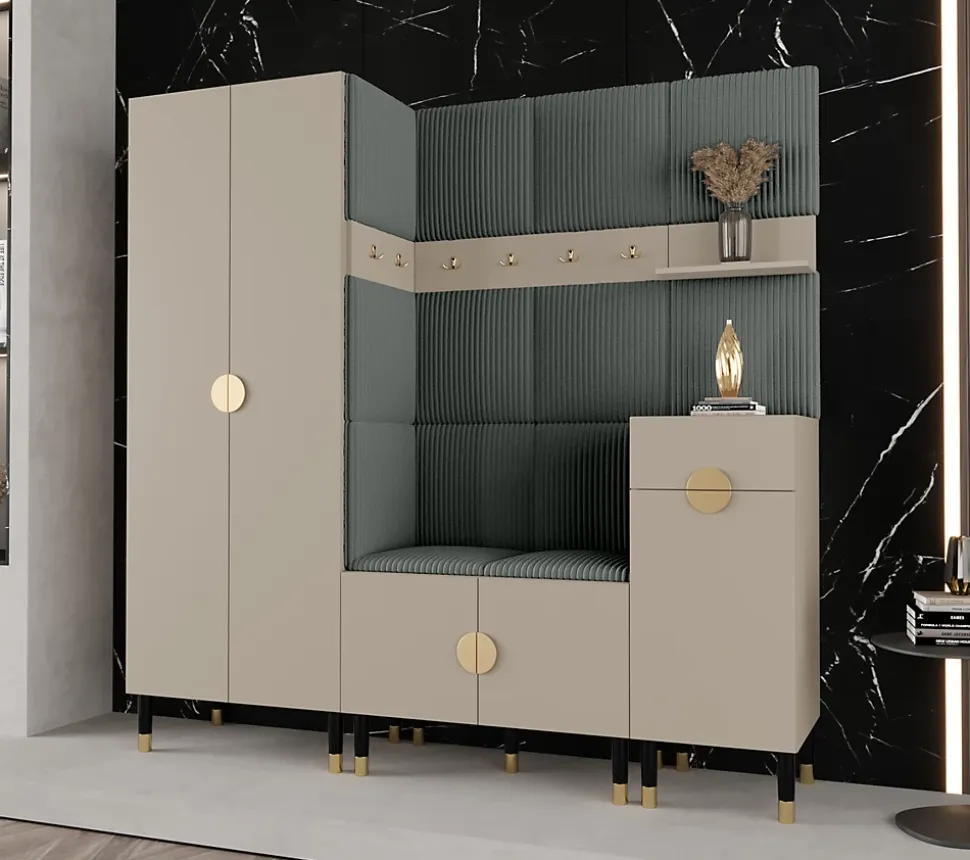 Ensemble de garde-robe Palermo 1 200x200x46 (Cachemire + Poso 60)