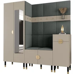 Ensemble de garde-robe Palermo 13 200x200x46 (Cachemire + Poso 60)