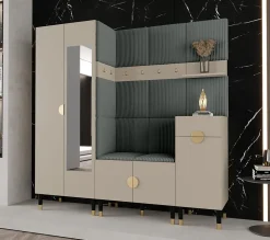 Ensemble de garde-robe Palermo 13 200x200x46 (Cachemire + Poso 60)