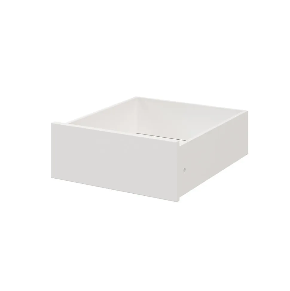 Ensemble de meubles de rangement portes battantes miroir et tiroirs sous pente et/ou comble blancs GoodHome Atomia H. 225 x L. 275 x P. 60 cm