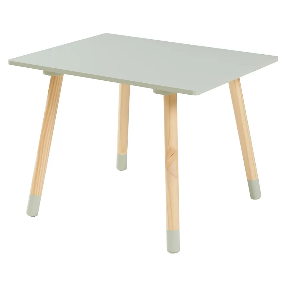 Ensemble de table et 2 chaises pour enfants Hovle vert menthe en.casa