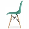Ensemble de table rectangulaire Valora YURO blanc et vert pour salle à manger x4