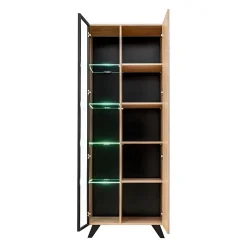 Ensemble Meuble TV "Liam" 320cm Naturel & Noir