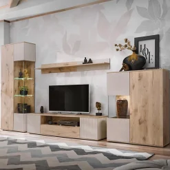 Ensemble Meuble TV Rainuré