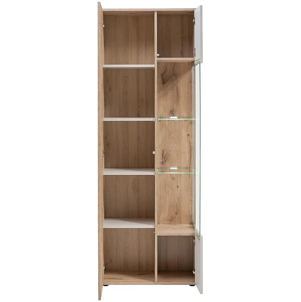 Ensemble Meuble TV Rainuré "Catalina" 320cm Naturel