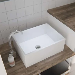 Ensemble meubles buanderie - Emplacements lave-linge et sèche-linge surélevés - B09