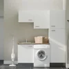 Ensemble meubles buanderie avec emplacement lave-linge - B03