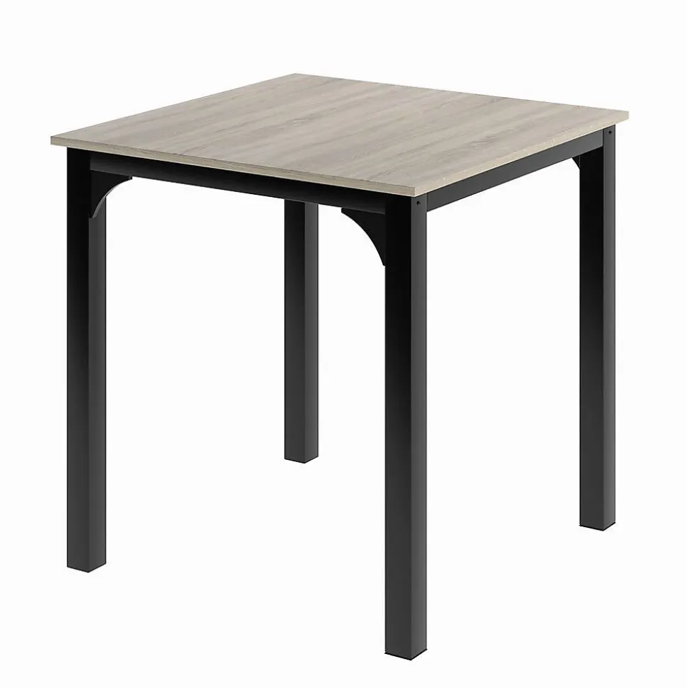 Ensemble Salon Table + 2 Chaises Naturel Blackcolors