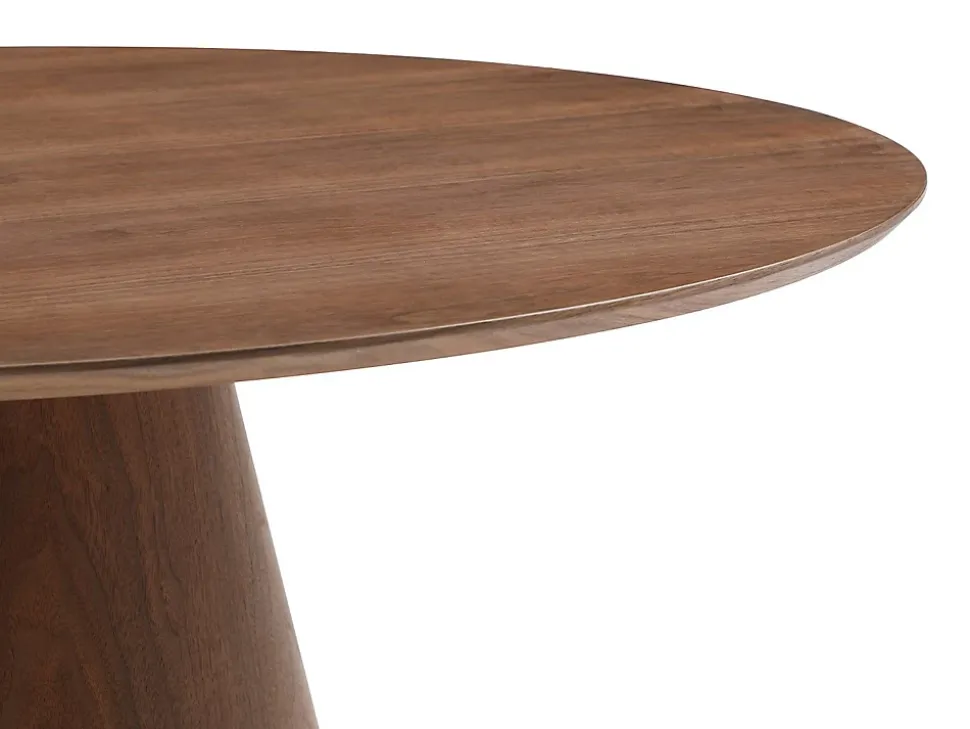 Ensemble table ANTALIZA + 4 chaises NIYAMA - Naturel foncé et gris