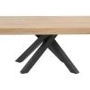 Ensemble table CATONAV + 4 chaises MASURIE - Naturel et crème