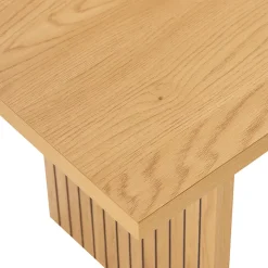 Ensemble table 180cm et 2 bancs style scandinave ALMA - HAPPY GARDEN