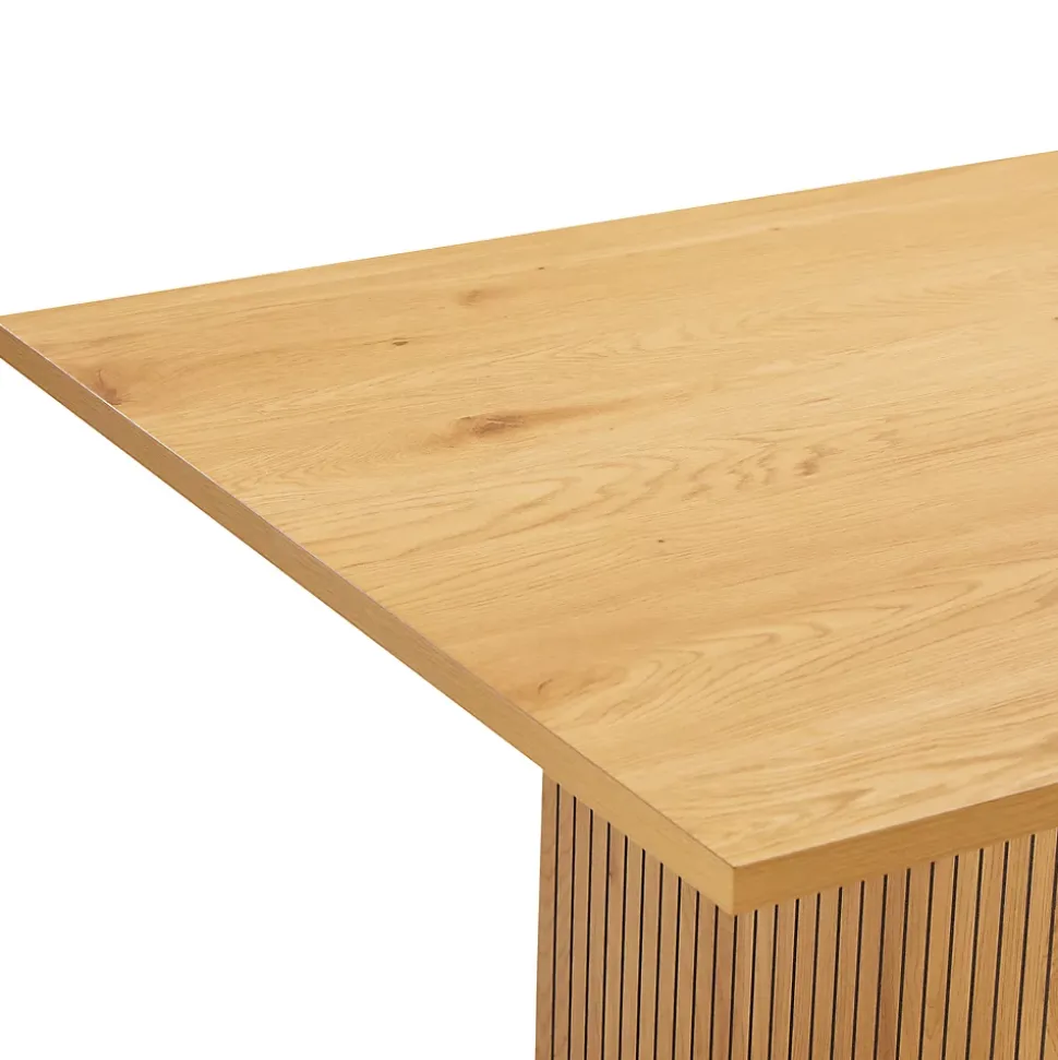 Ensemble table 180cm et 2 bancs style scandinave ALMA - HAPPY GARDEN