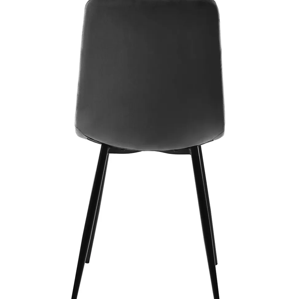 Ensemble table et chaises 115,5x100x75 cm avec 4 chaises, table hexagonale marbrée MDF et chaises velours gris