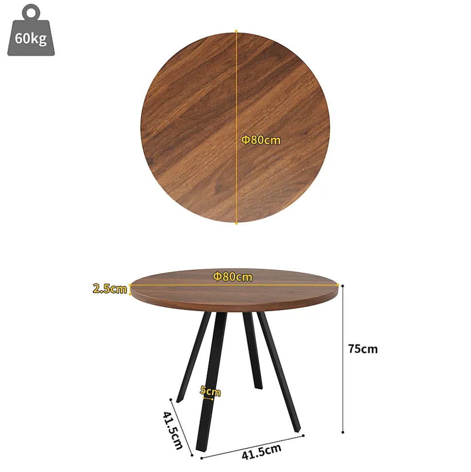 Ensemble table et chaises 80x80x75 cm table carrée avec 4 chaises assise rembourrée velours, pieds métal