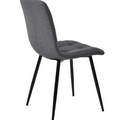 Ensemble table et chaises 100x76 cm table ronde plateau MDF marbre avec 4 chaises lin gris, pieds dorés