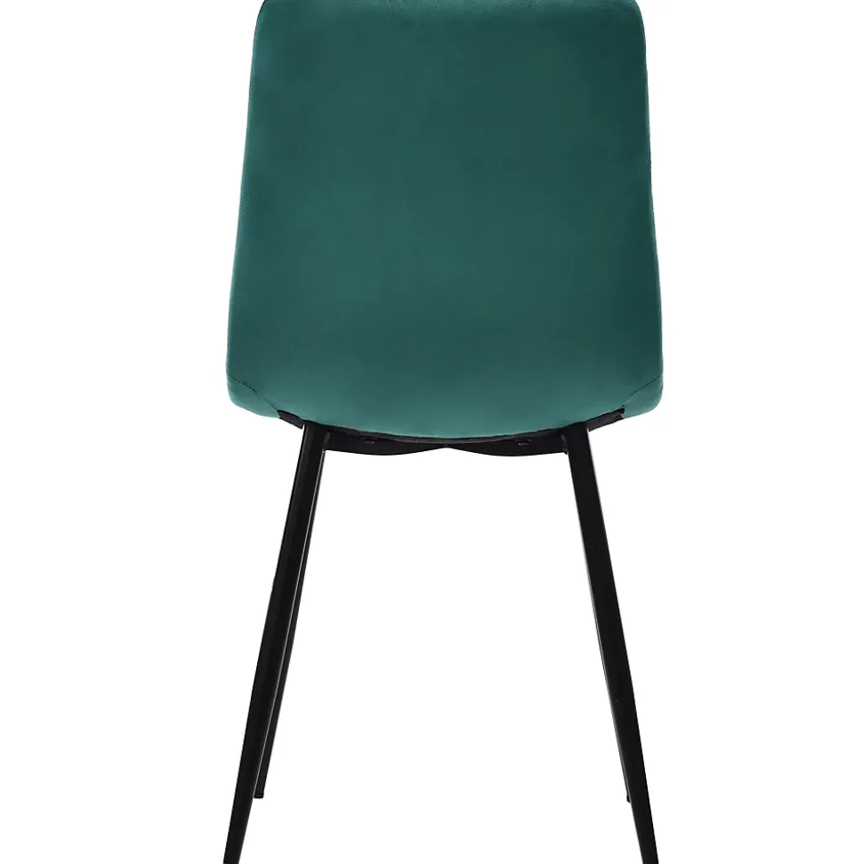 Ensemble table et chaises 100x76 cm table ronde plateau MDF marbré avec 4 chaises velours et pieds métal doré