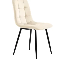 Ensemble table et chaises 140x80x75 cm avec 4 chaises velours gris, plateau MDF effet marbre et pieds métal