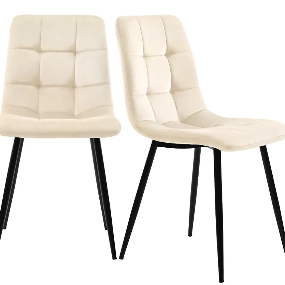 Ensemble table et chaises 117x75x75 cm table rectangulaire avec 4 chaises assise rembourrée, pieds métal doré